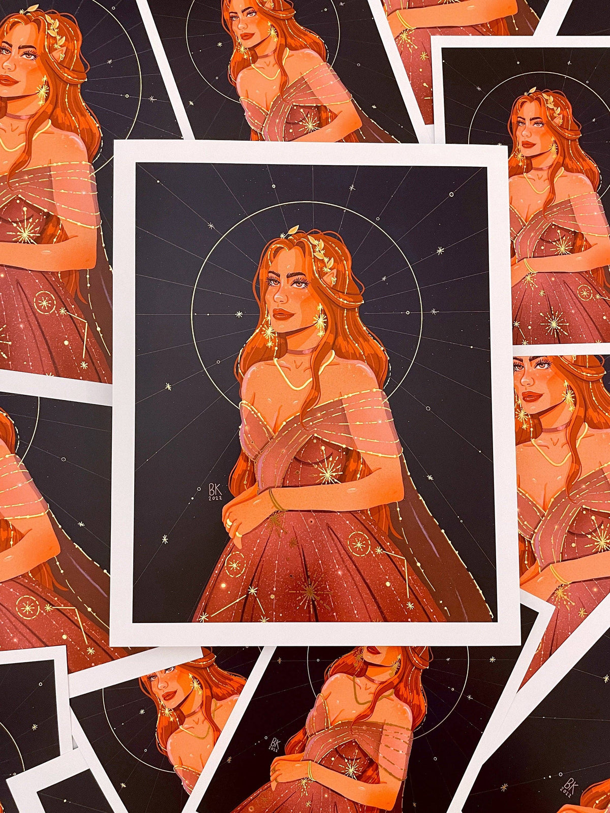 The Seer *Gold Foil Print*