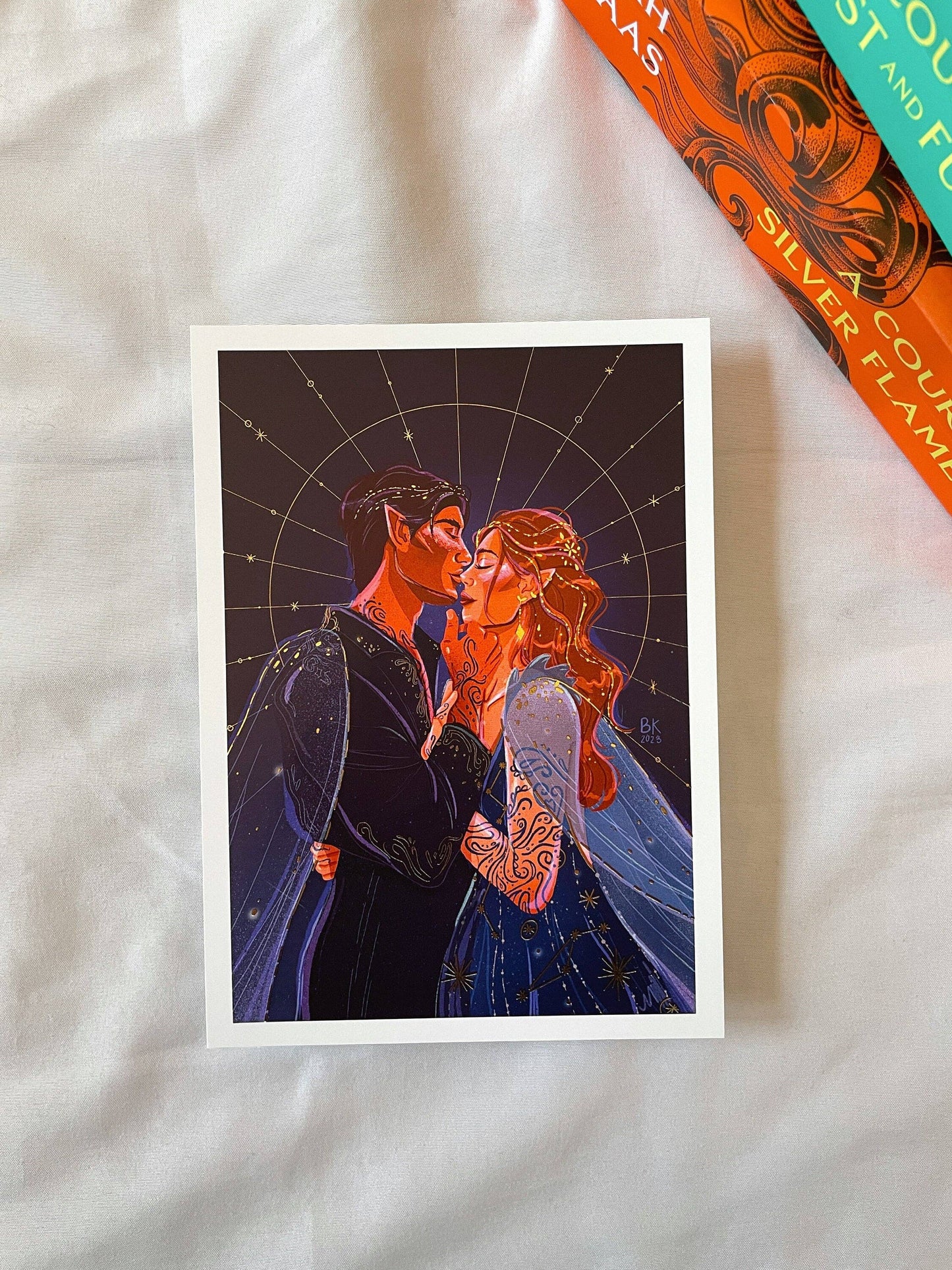 Feyre & Rhys *Gold Foil Print*