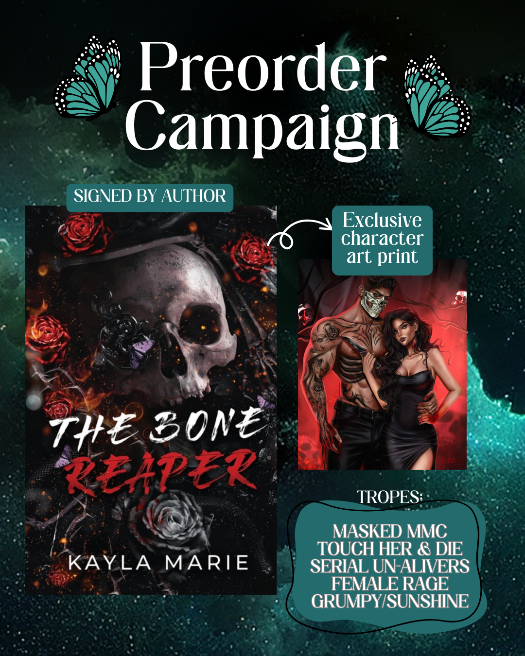 [Signed + Exclusive Art] The Bone Reaper by Kayla Marie (Visceral Love Duet Book 1)