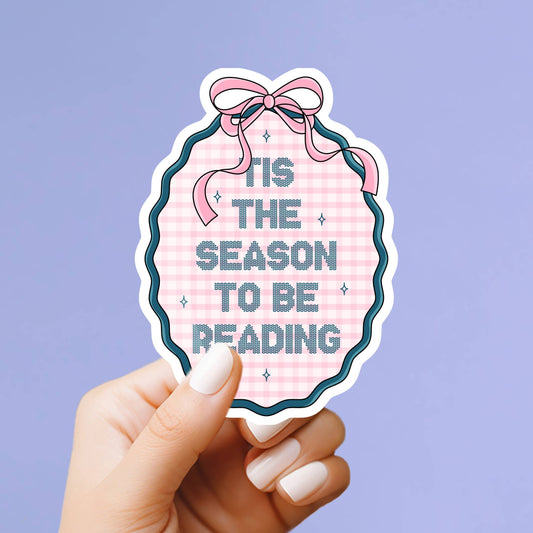 Tis the Season to be Reading Sticker