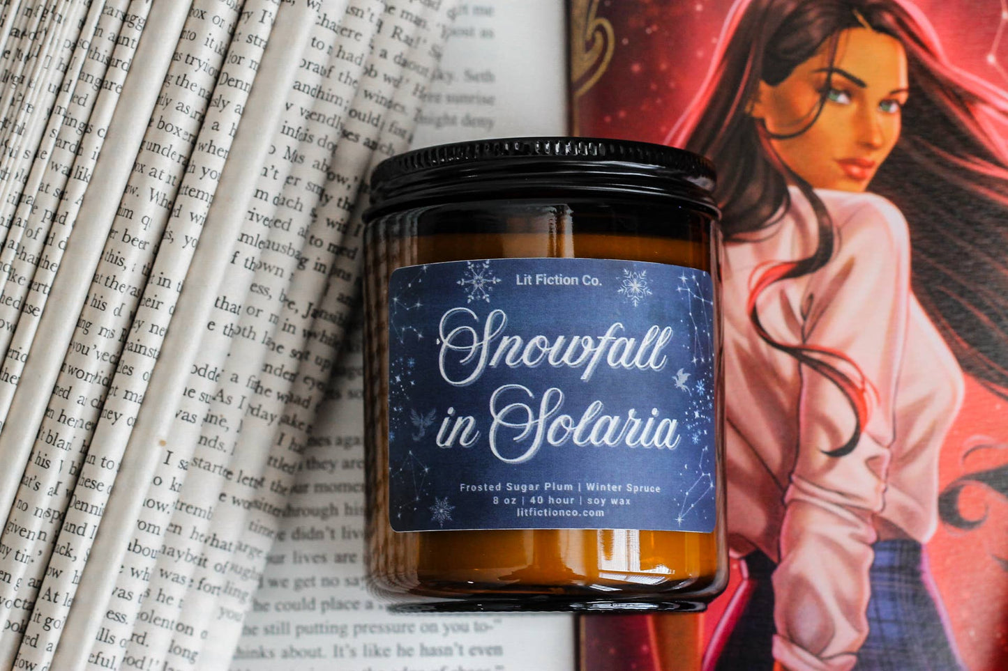 Christmas in Solaria Soy Candle | Licensed Zodiac Academy Christmas Candle