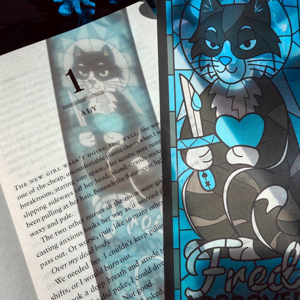 Lights Out: Fred Approved Transparent Acrylic Bookmark