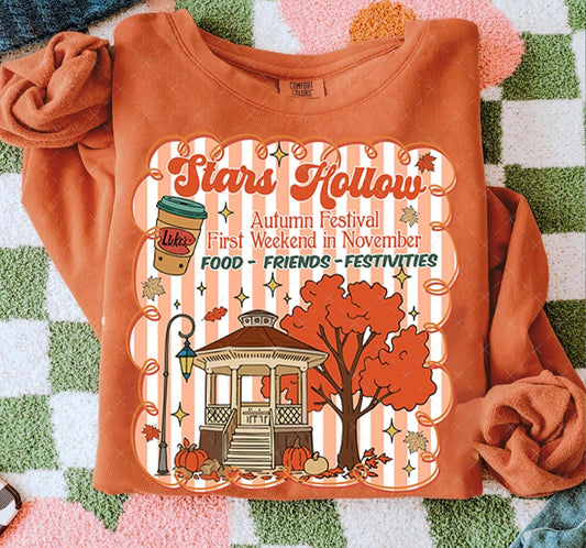 Stars Hollow comfort colors sweatshirt