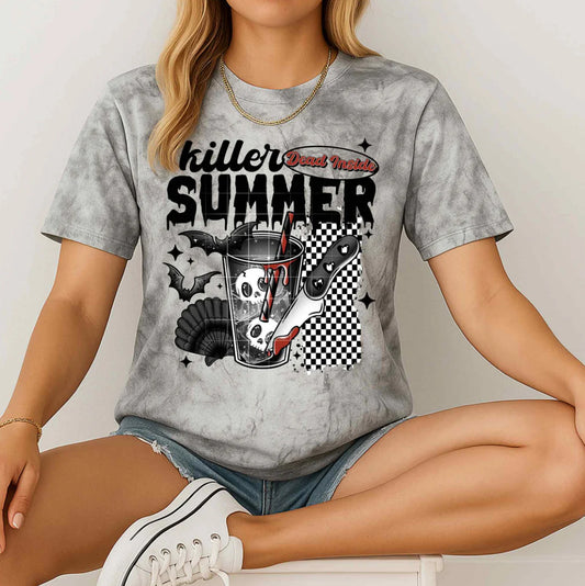 Killer Summer- tie dye comfort colors