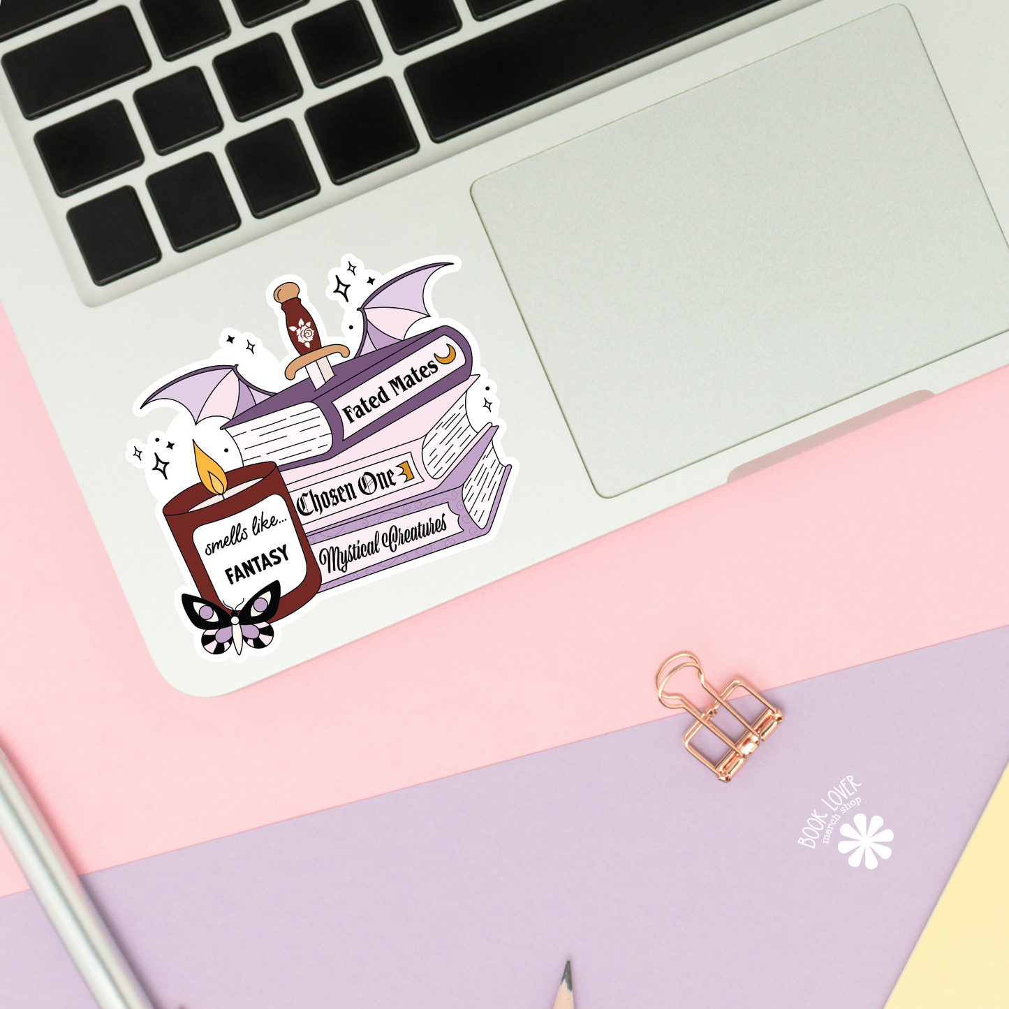 Smells Like Fantasy Stickers / Bookish Stickers / Book Lover