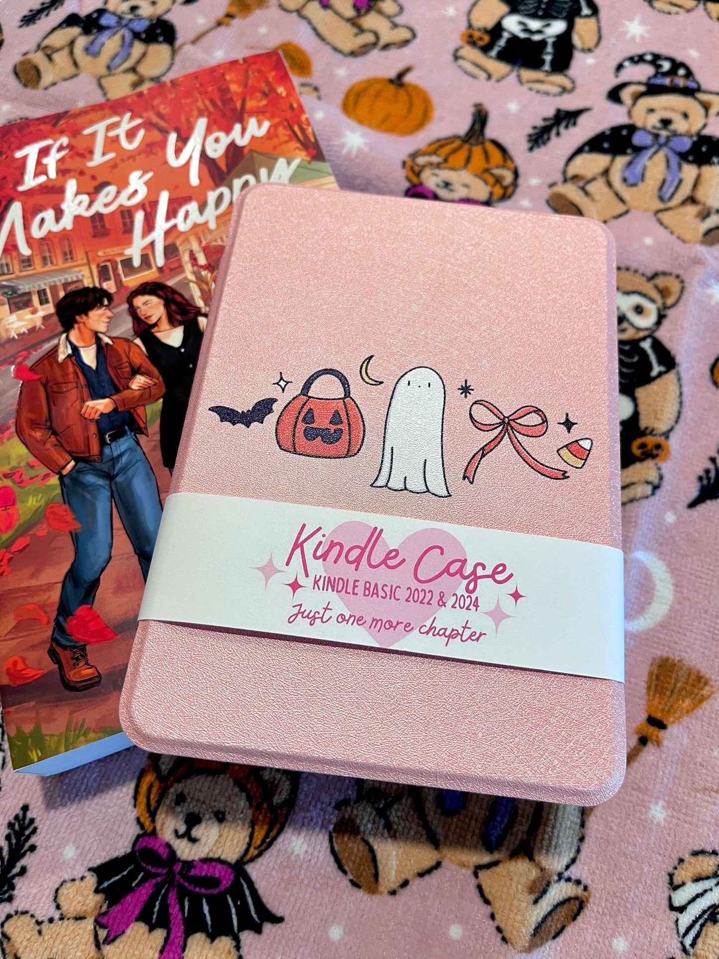 Halloween Kindle Case with clear back 