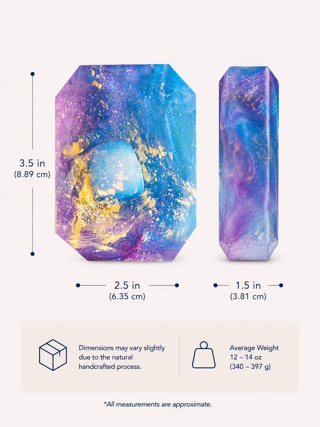 SPIRIT OF ETERNITY - 7 oz Crystal Bar Soap *Best Selling*