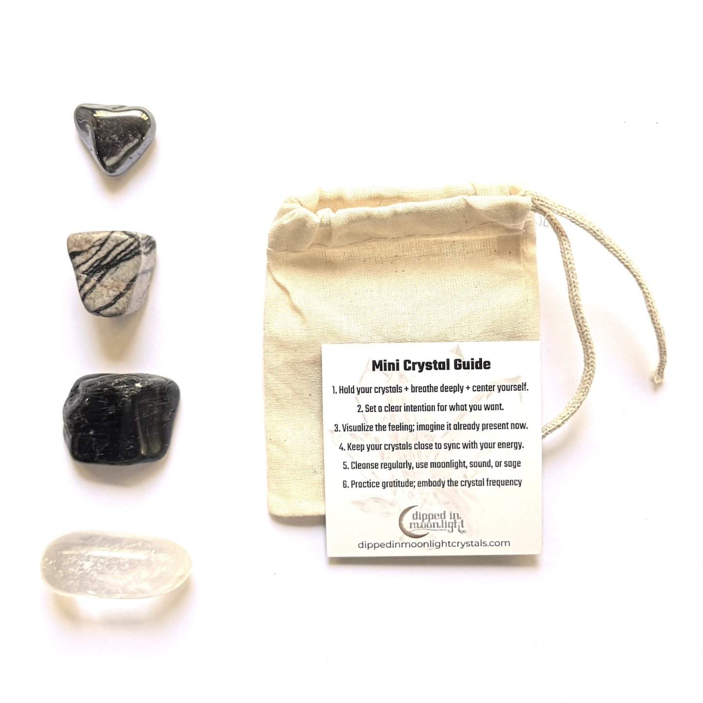 Bad vibe blocker - crystals for protection - fun cheeky gift set