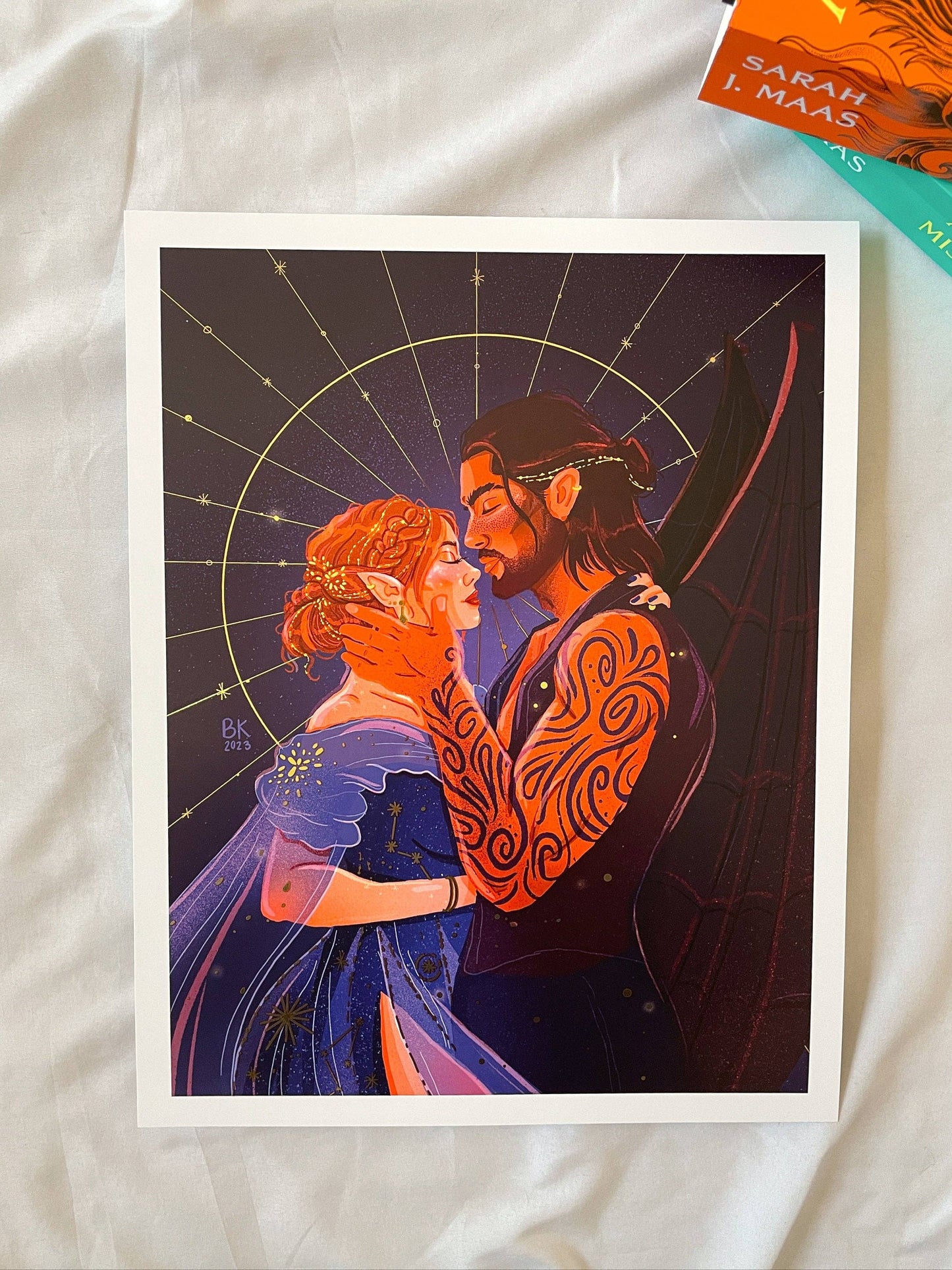 Ember & Steel *Gold Foil Print*