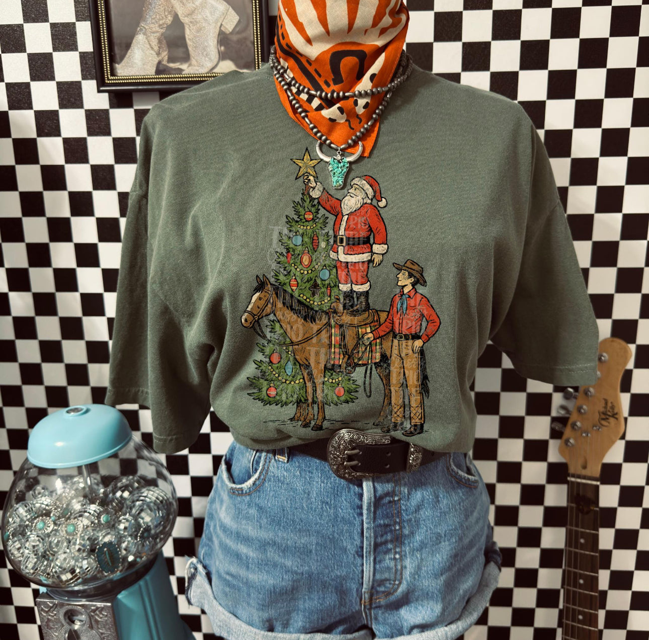 Cowboy Christmas t-shirt