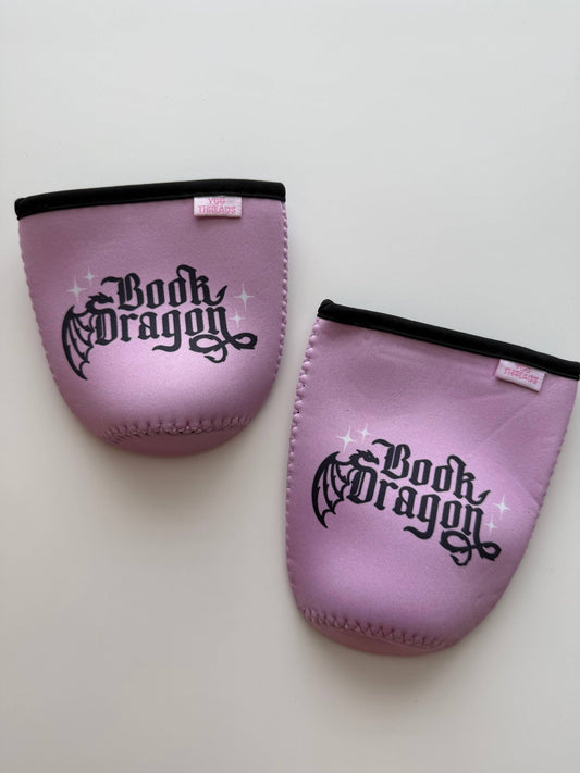 Book Dragon Iced Coffee Drink Sleeve