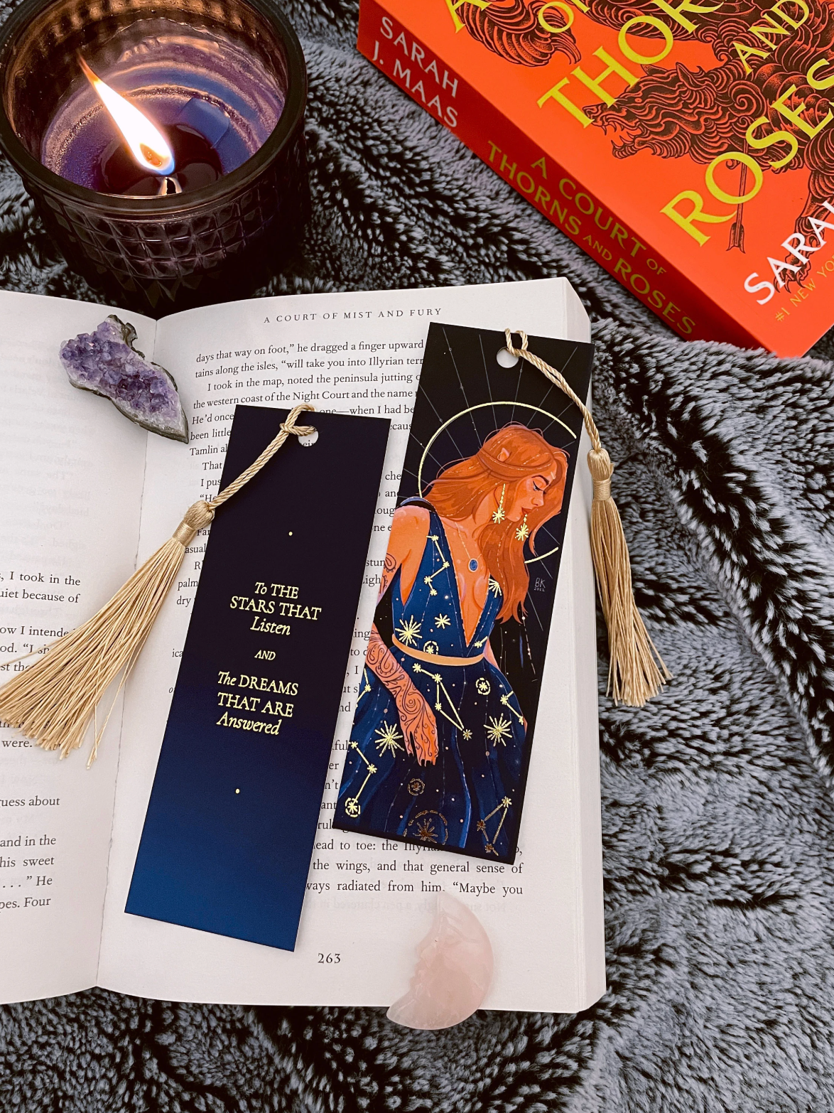 Feyre Gold Foil Bookmark