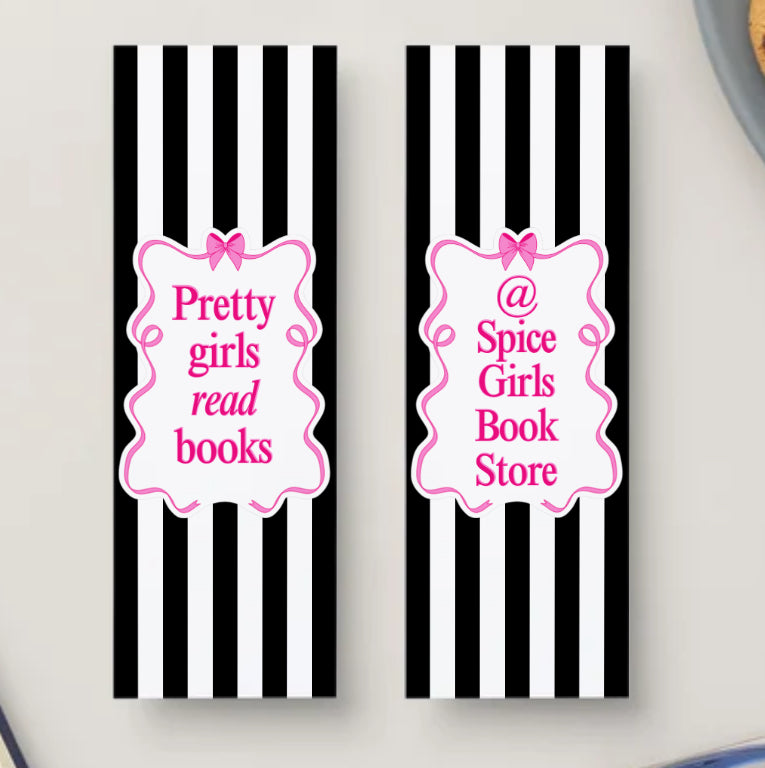Pretty Girls Read Books Bookmark