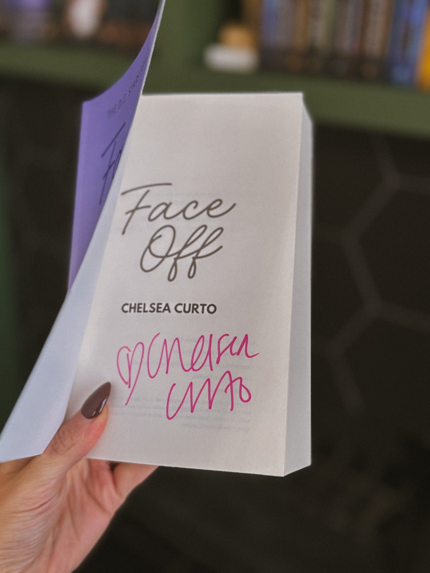 [Hand-Signed] Face Off by Chelsea Curto (The DV Stars Book 1)