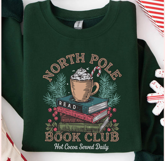North Pole Book Club Sweatshirt