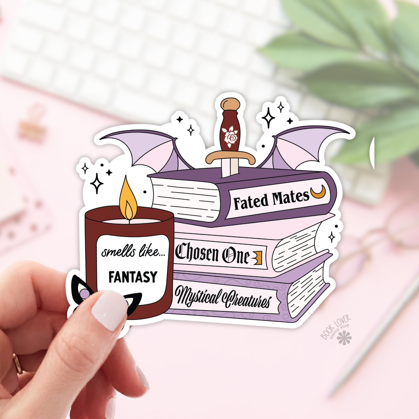 Smells Like Fantasy Stickers / Bookish Stickers / Book Lover