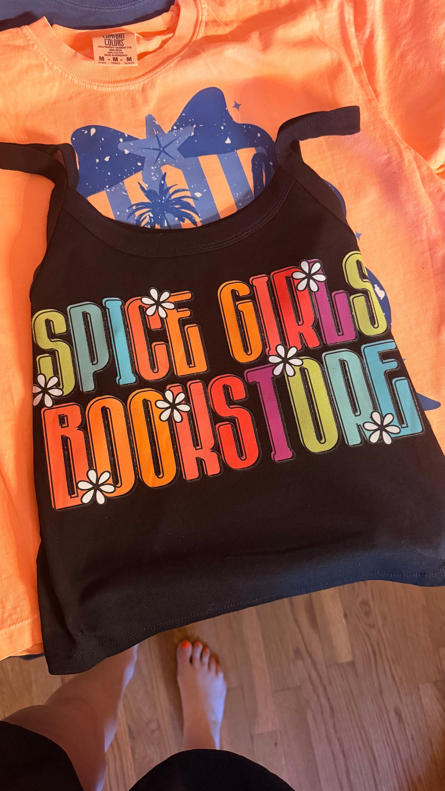 Spice girls bookstore tank top