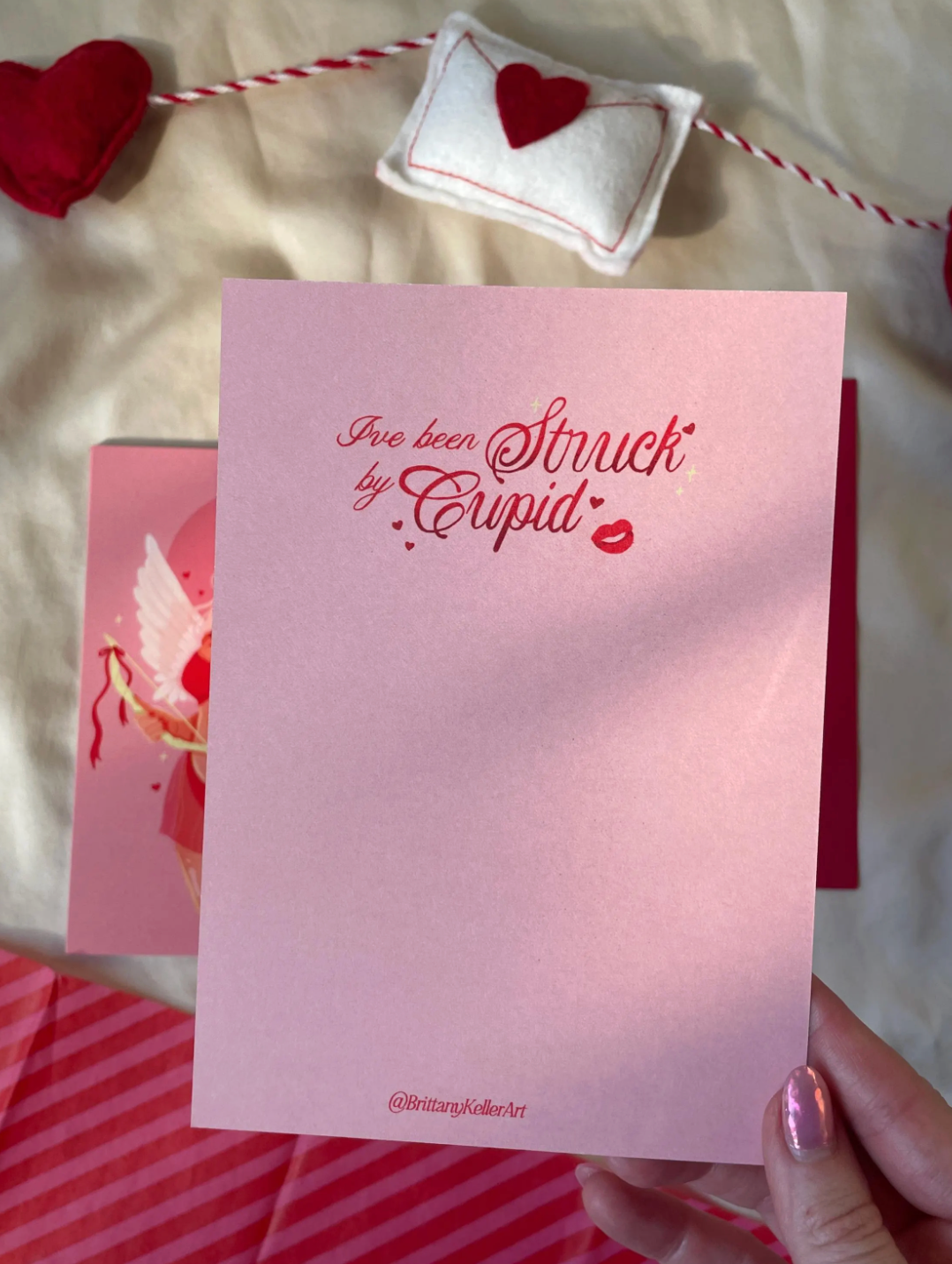 Curvy Cupid *Valentine's Post Card*