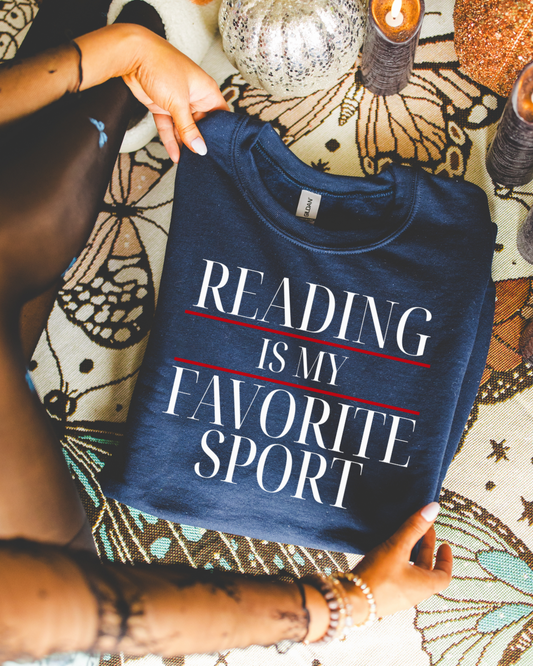 Reading is my favorite sport Sweatshirt