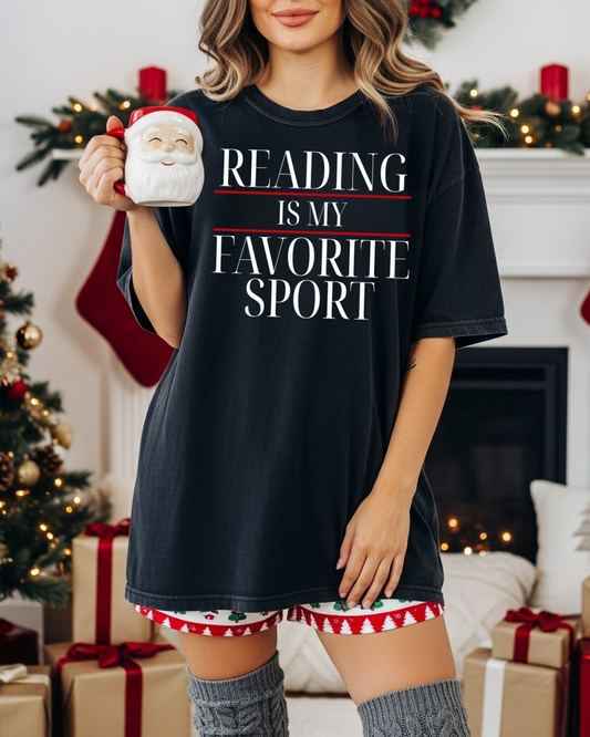Reading is my favorite sport  t-shirt