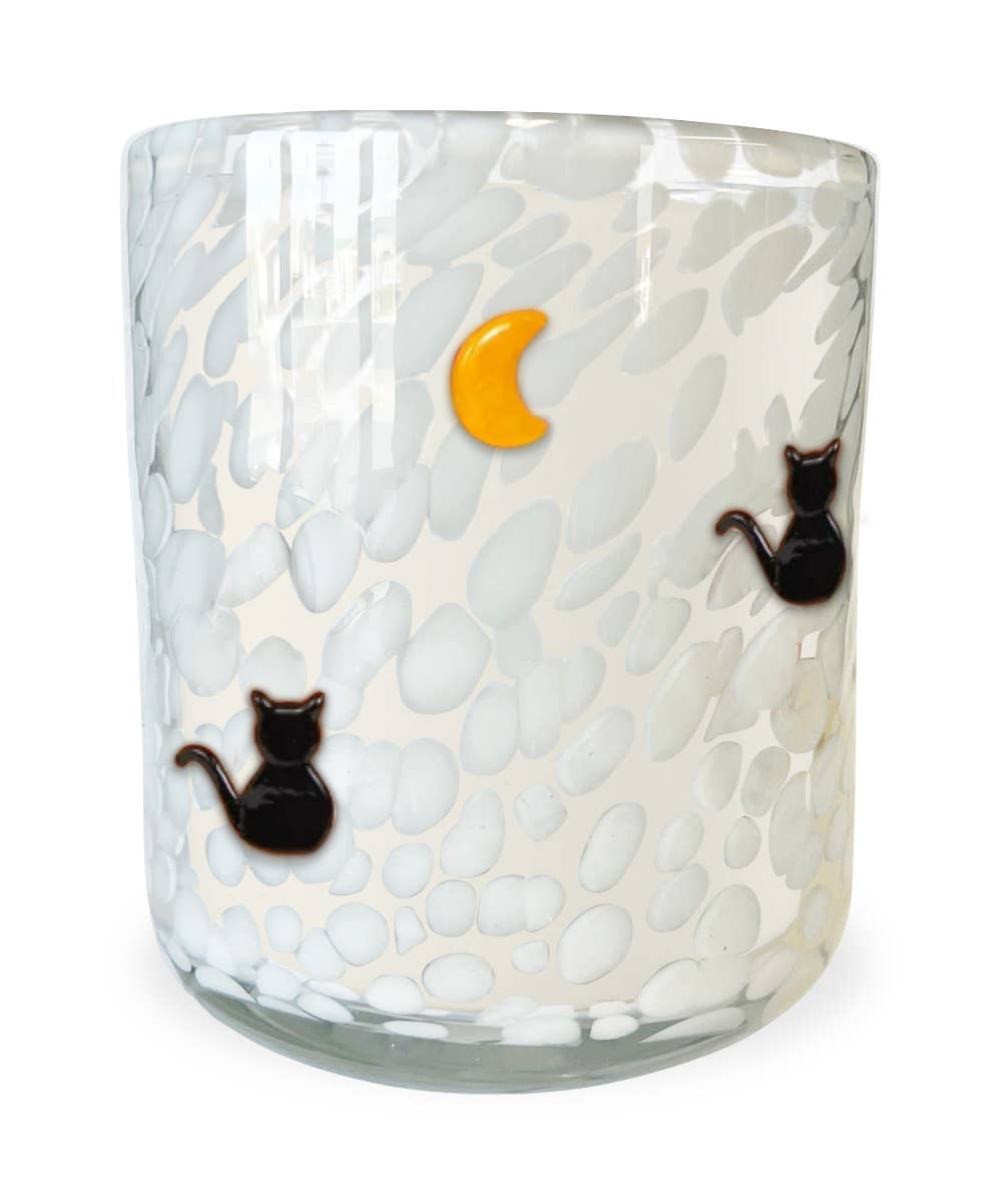 Black Cat & Moon  12oz  Icon Candle
