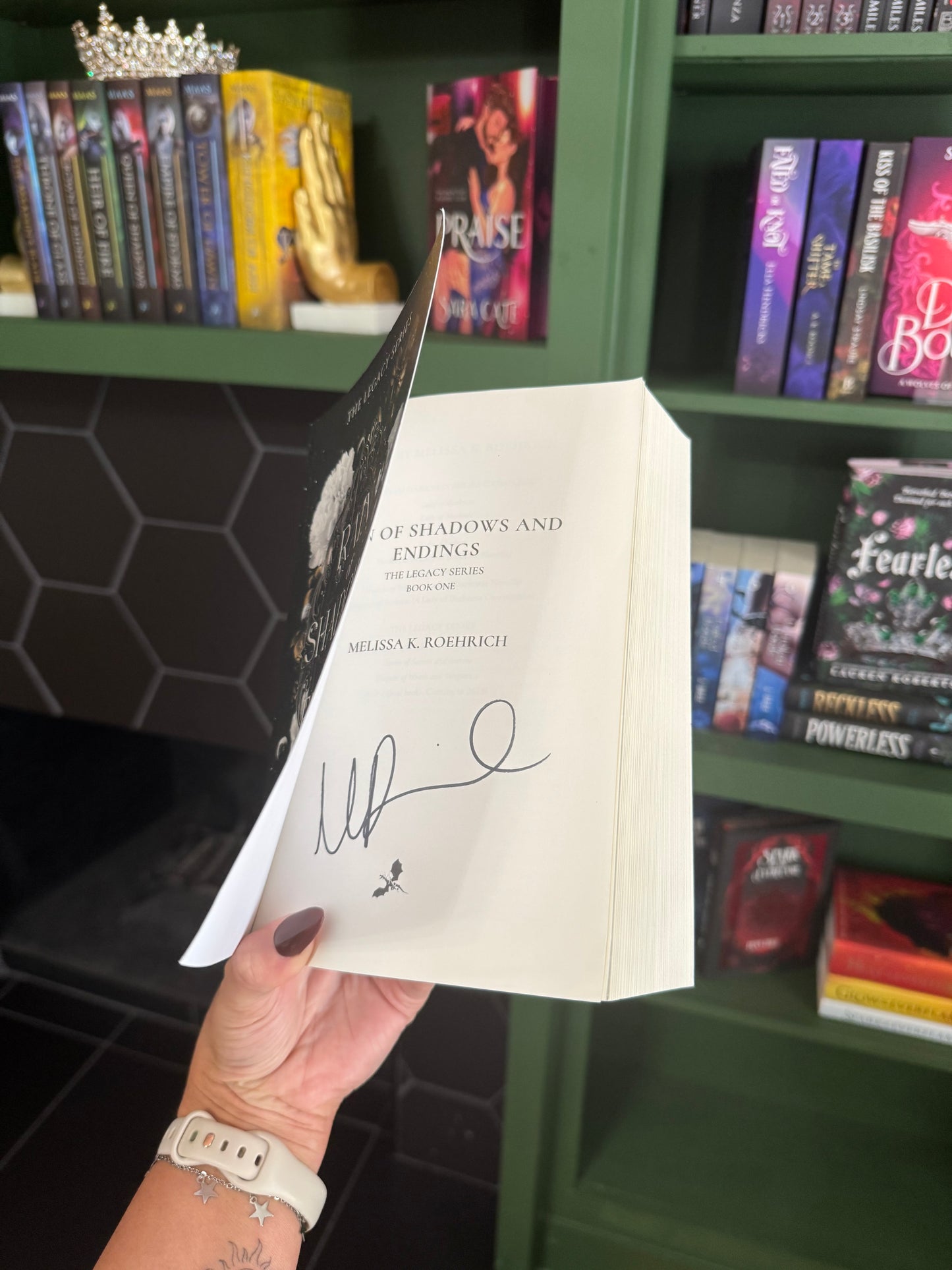 [Hand-Signed] Rain of Shadows and Endings by Melissa Roehrich (The Legacy Book 1)