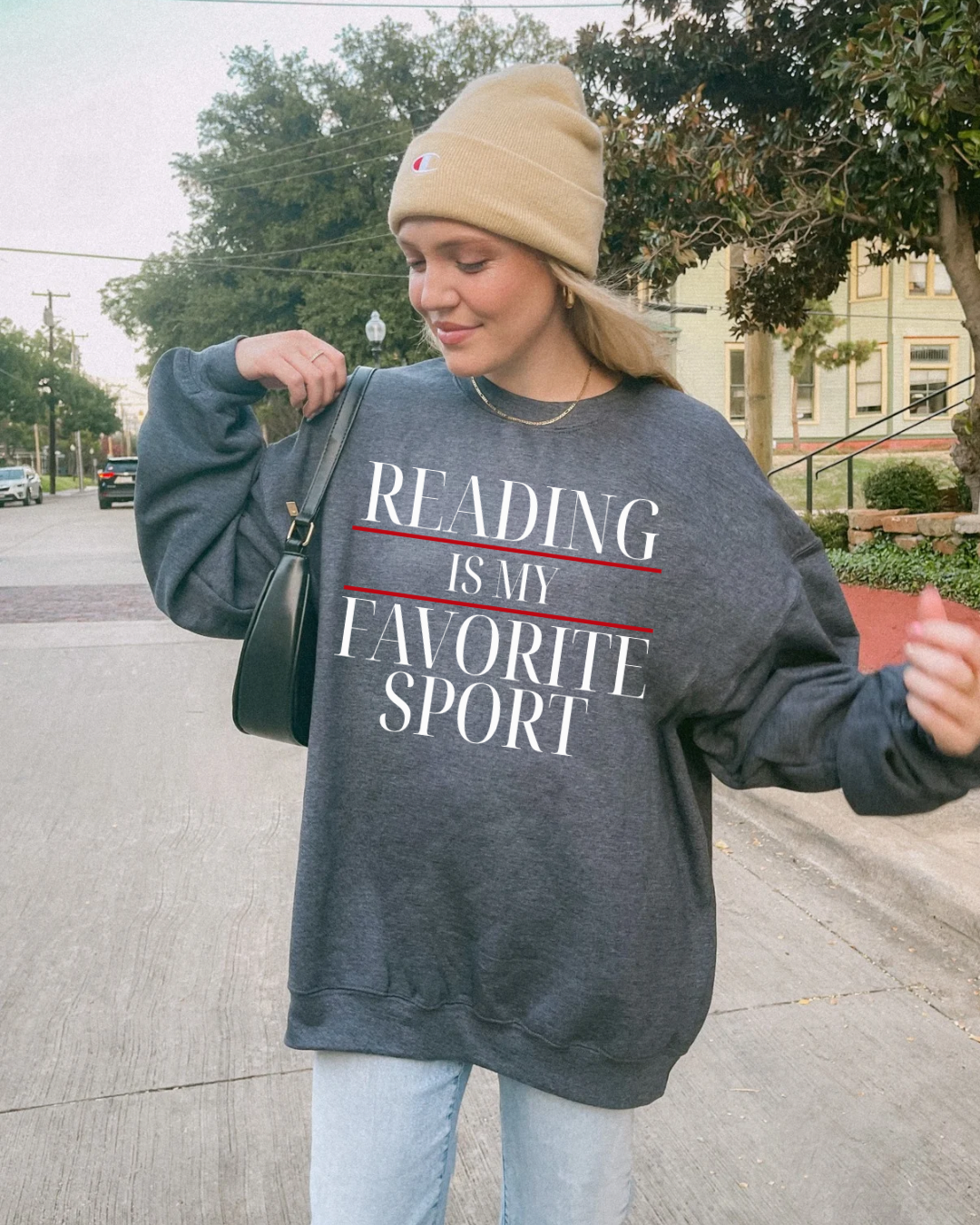 Reading is my favorite sport Sweatshirt