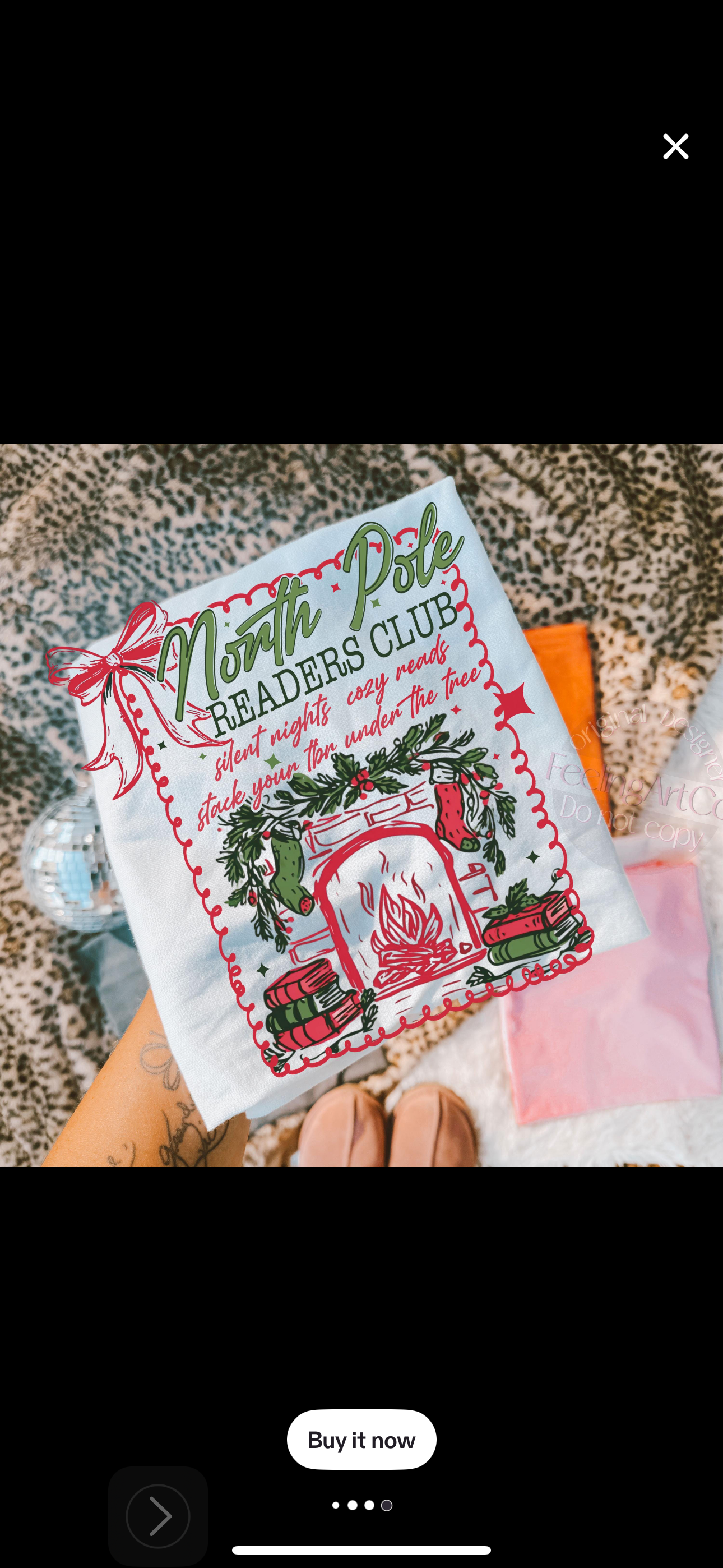 North Pole Reader t-shirt