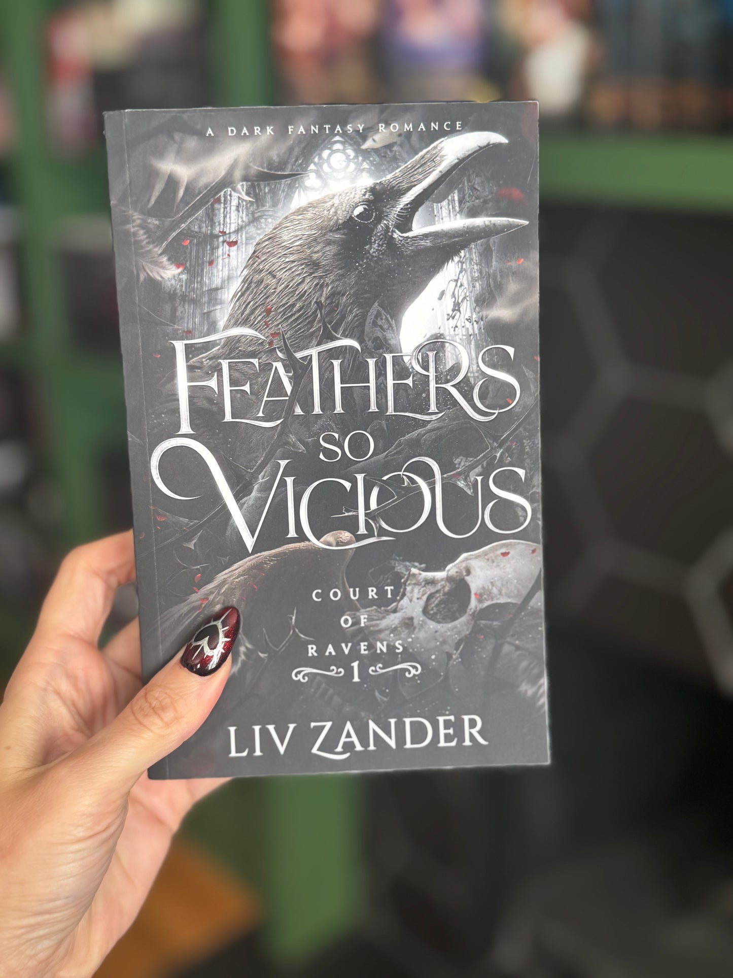 [Hand Signed] Feathers So Vicious by Liv Zander (Court of Ravens Book #1)