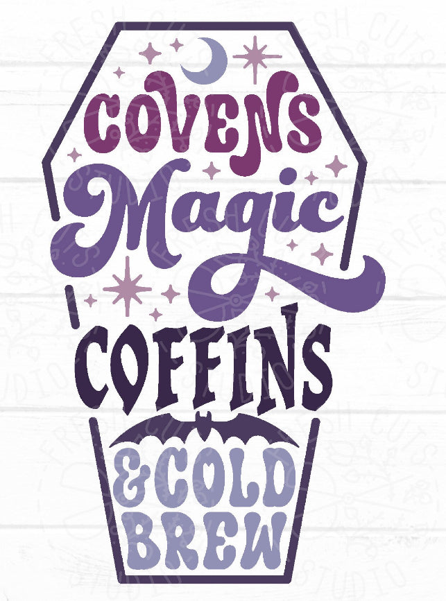 Covens magic coffins