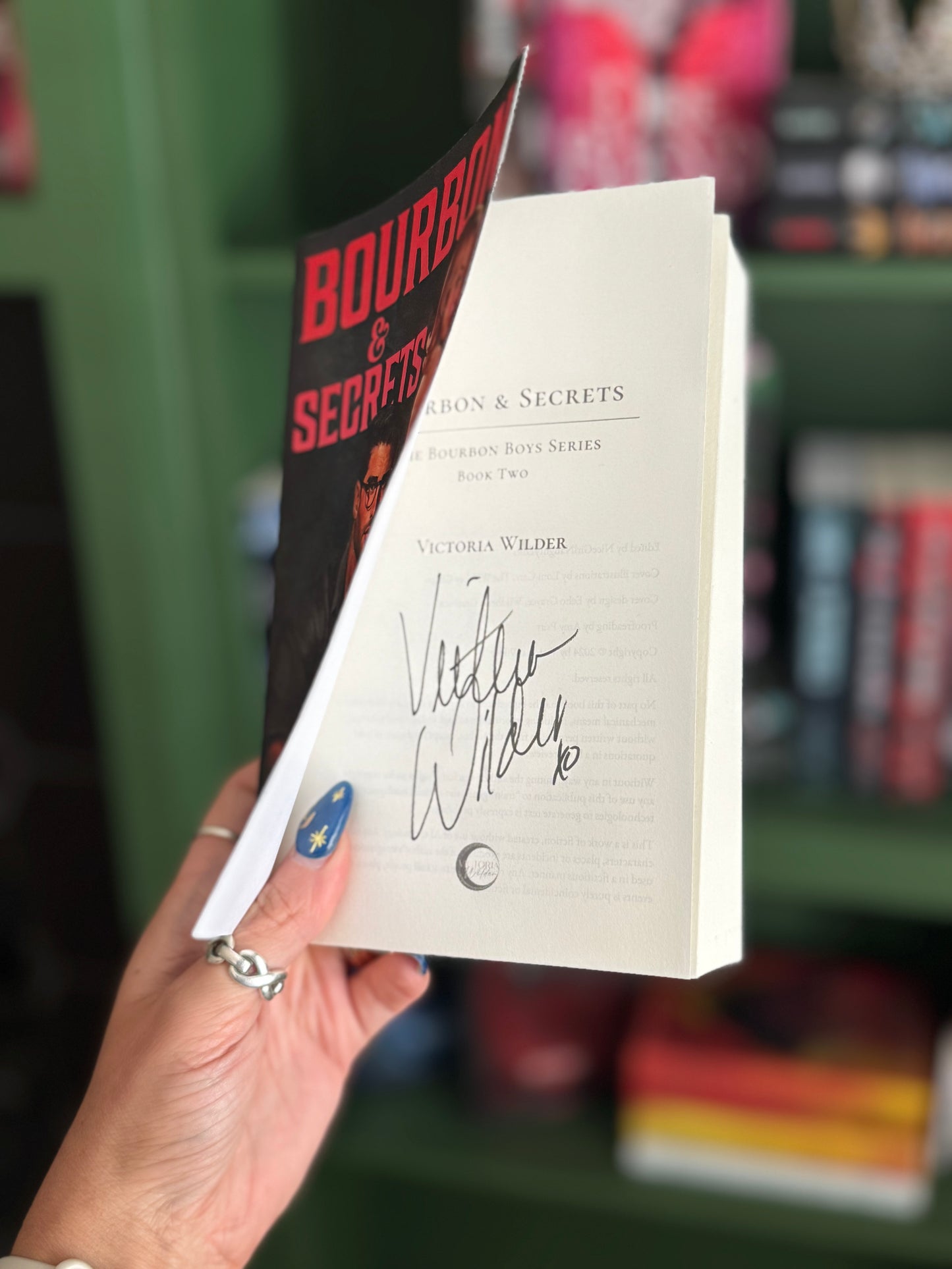 [Hand-Signed] Bourbon & Secrets by Victoria Wilder