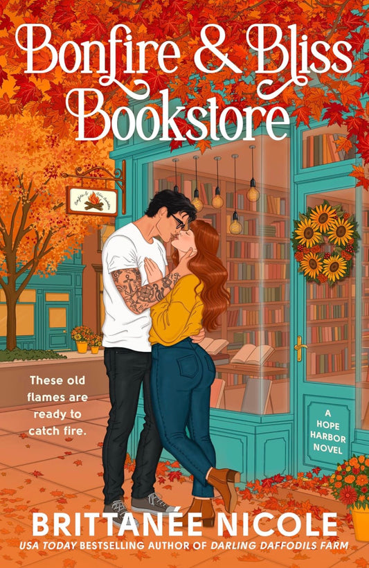 [Signed Bookplate + Art] Bonfire & Bliss Bookstore by Brittanee Nicole