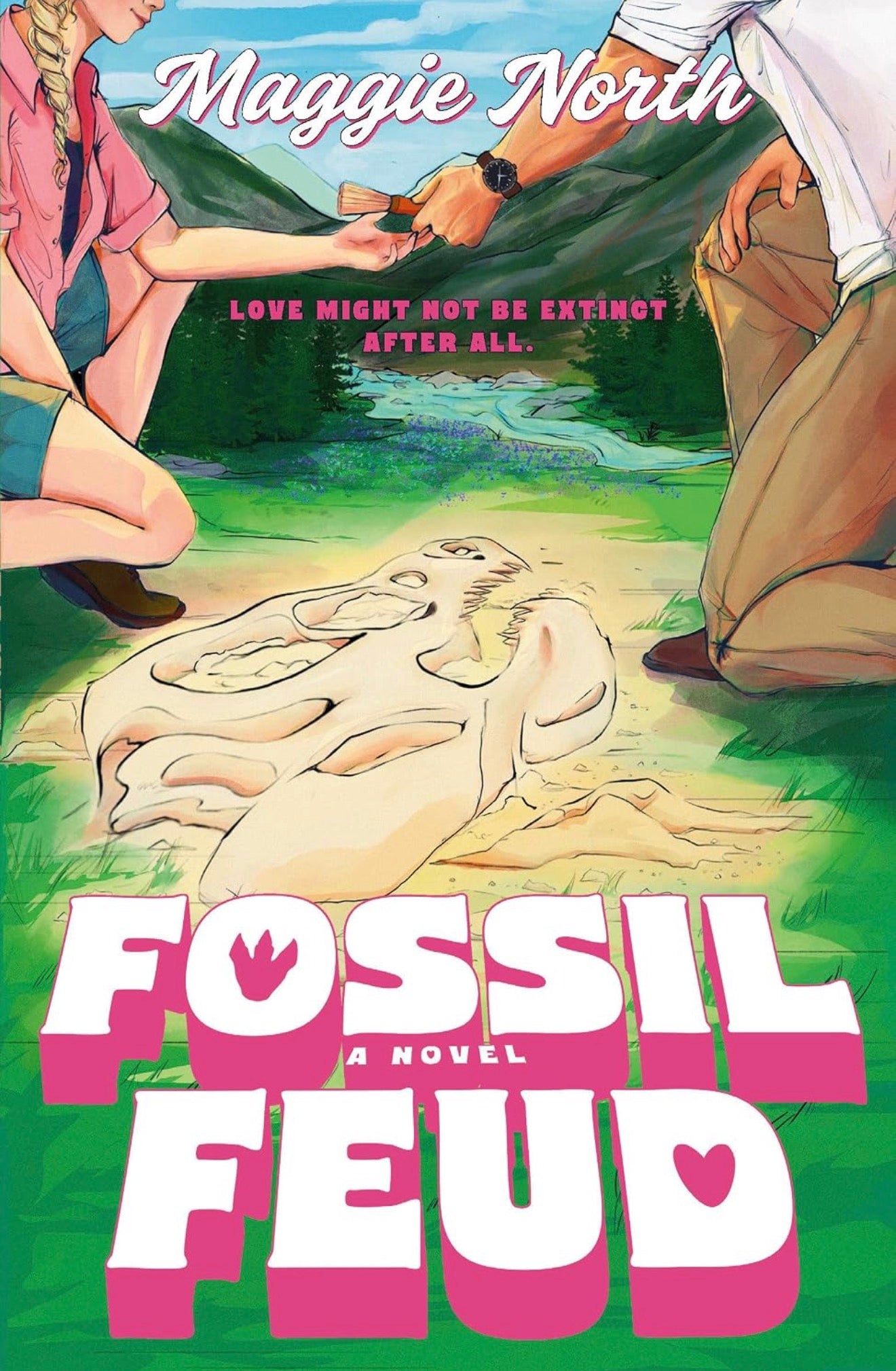 [Signed Bookplate] Fossil Feud by Maggie North