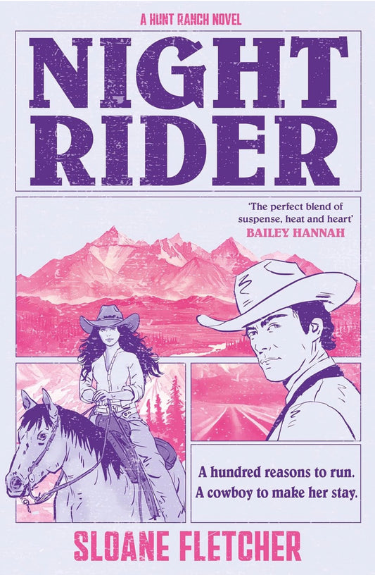 [UK Edition] Night Rider by Sloane Fletcher (Hunt Ranch #1)