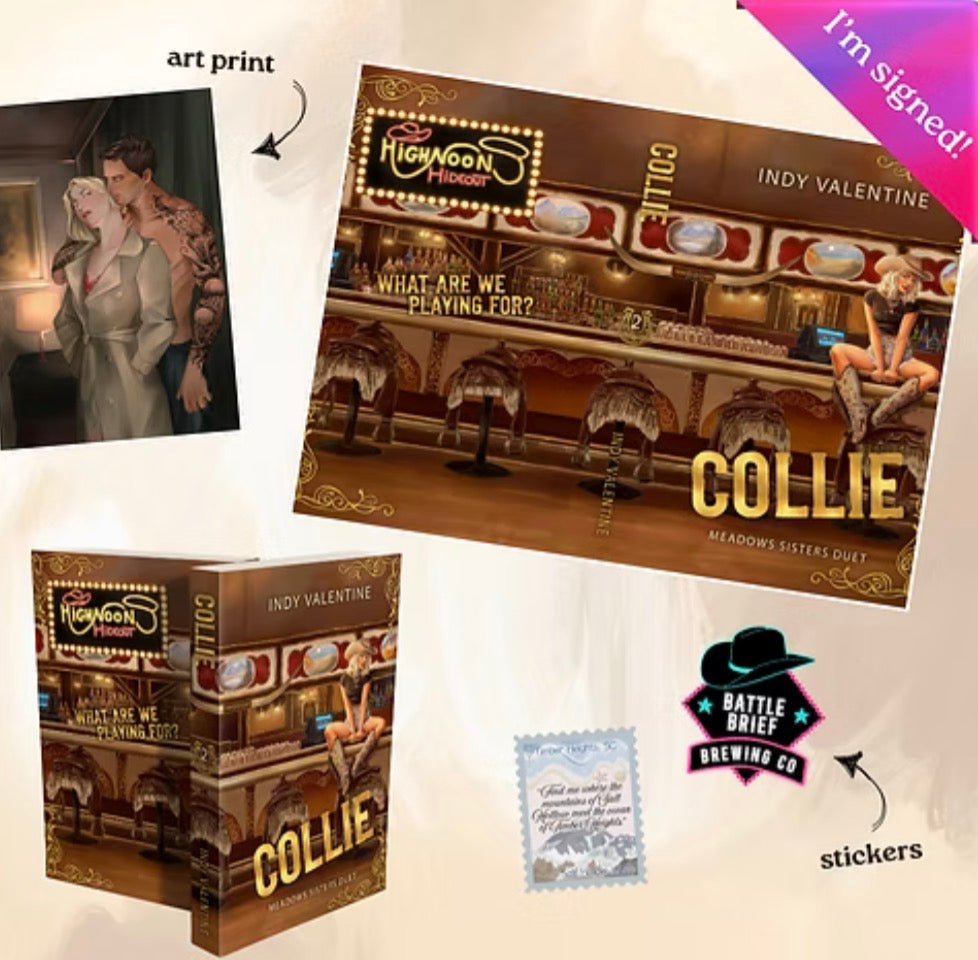 [Special Edition][Hand Signed+Art & Swag] Collie by Indy Valentine (Meadows Sister Duet Book 2)