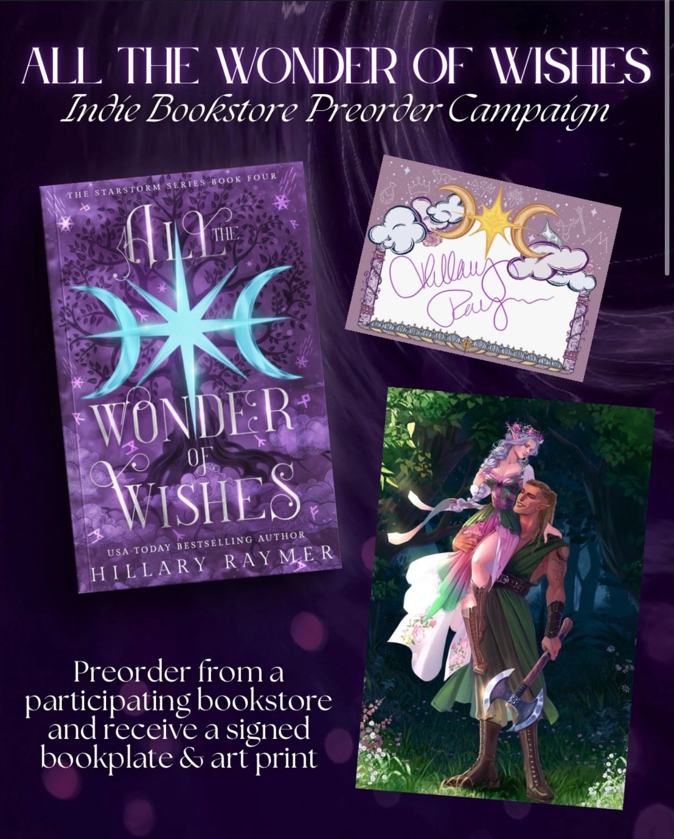 [Signed+Swag] All the Wonder of Wishes by Hillary Raymer