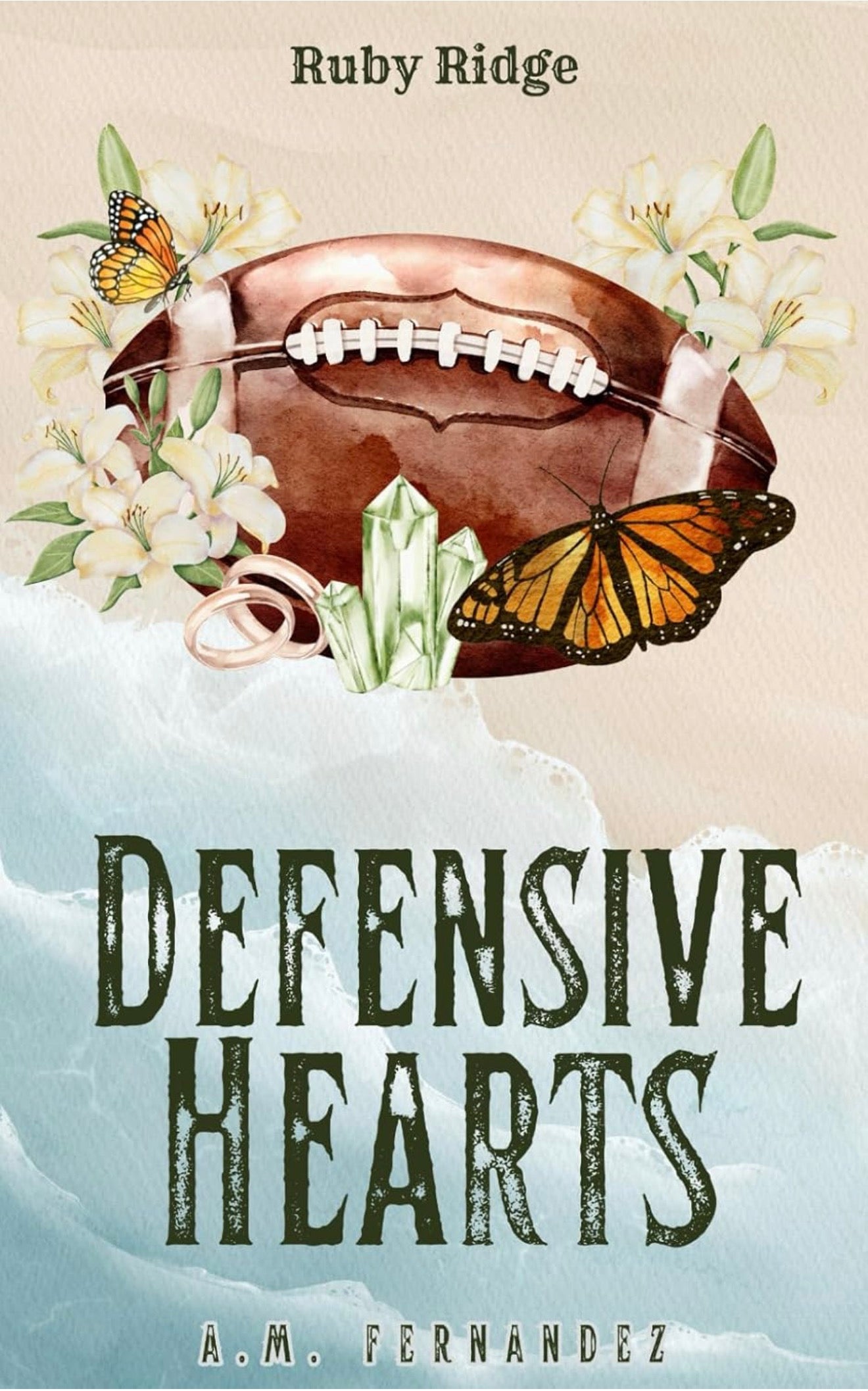 [Signed Copy] Defensive Hearts by A M Fernandez