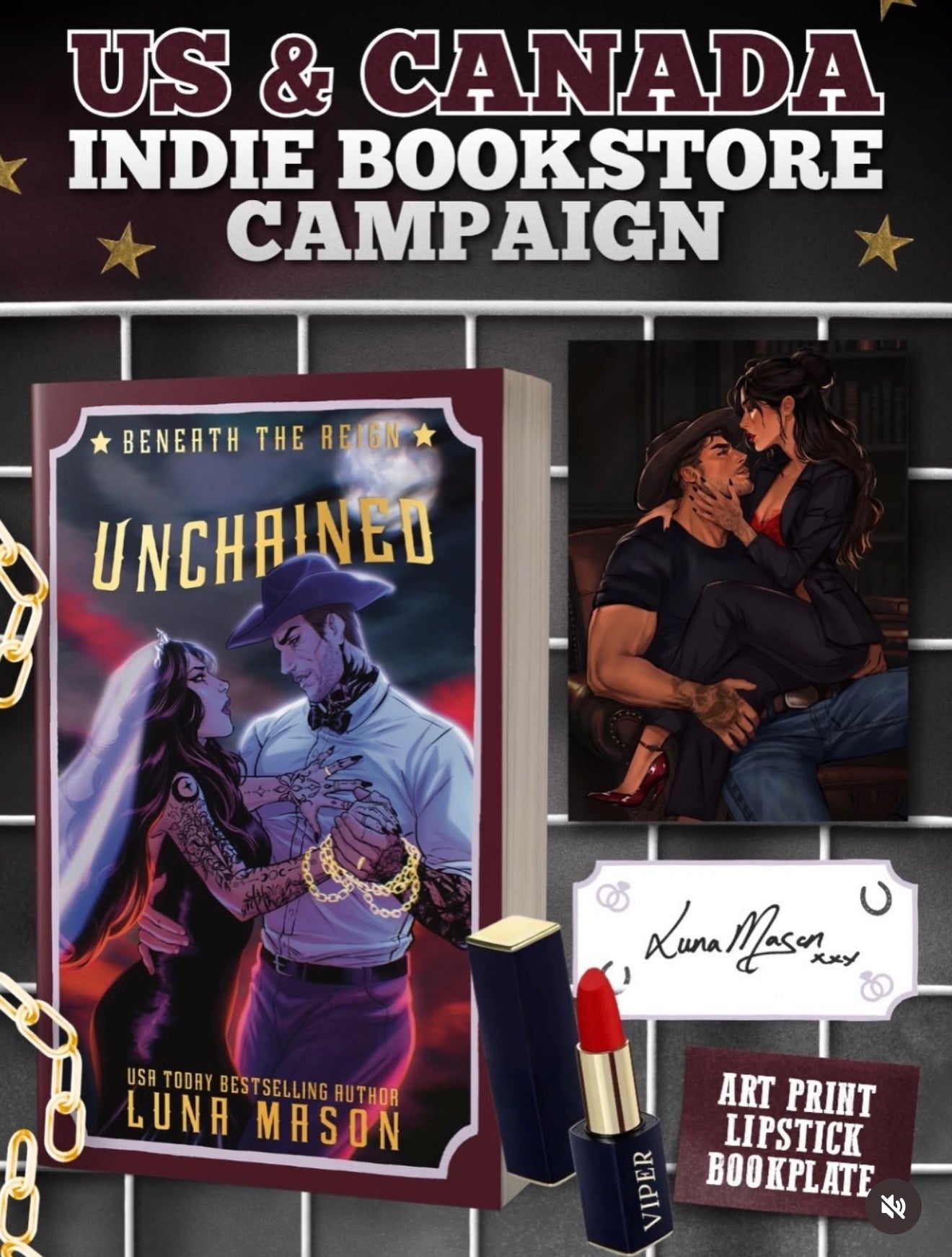 [Pre-Order][Indie Exclusive] Unchained by Luna Mason
