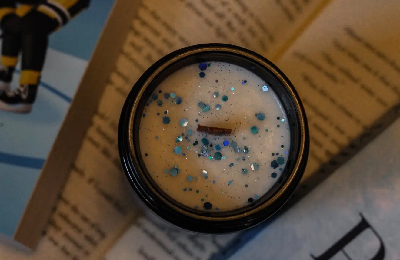 Hockey Romance Candle