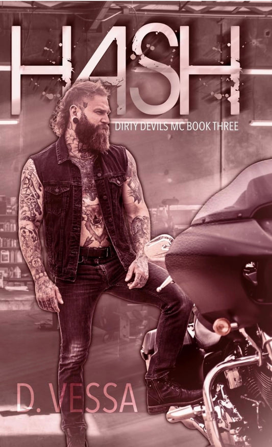 [Hand-Signed][Art Print] Hash by D. Vessa (Dirty Devils MC Book 1) (Copy)