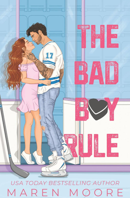 [Hand-signed] The Bad Boy Rule by Maren Moore (Hellcats Hockey Book #1)