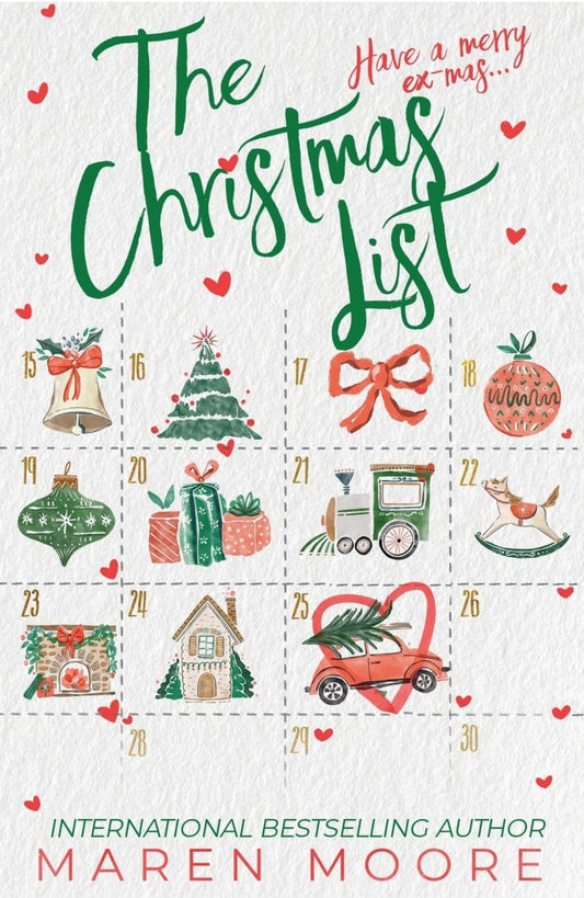 [Hand-signed] The Christmas List by Maren Moore (Strawberry Hollow Book #3)
