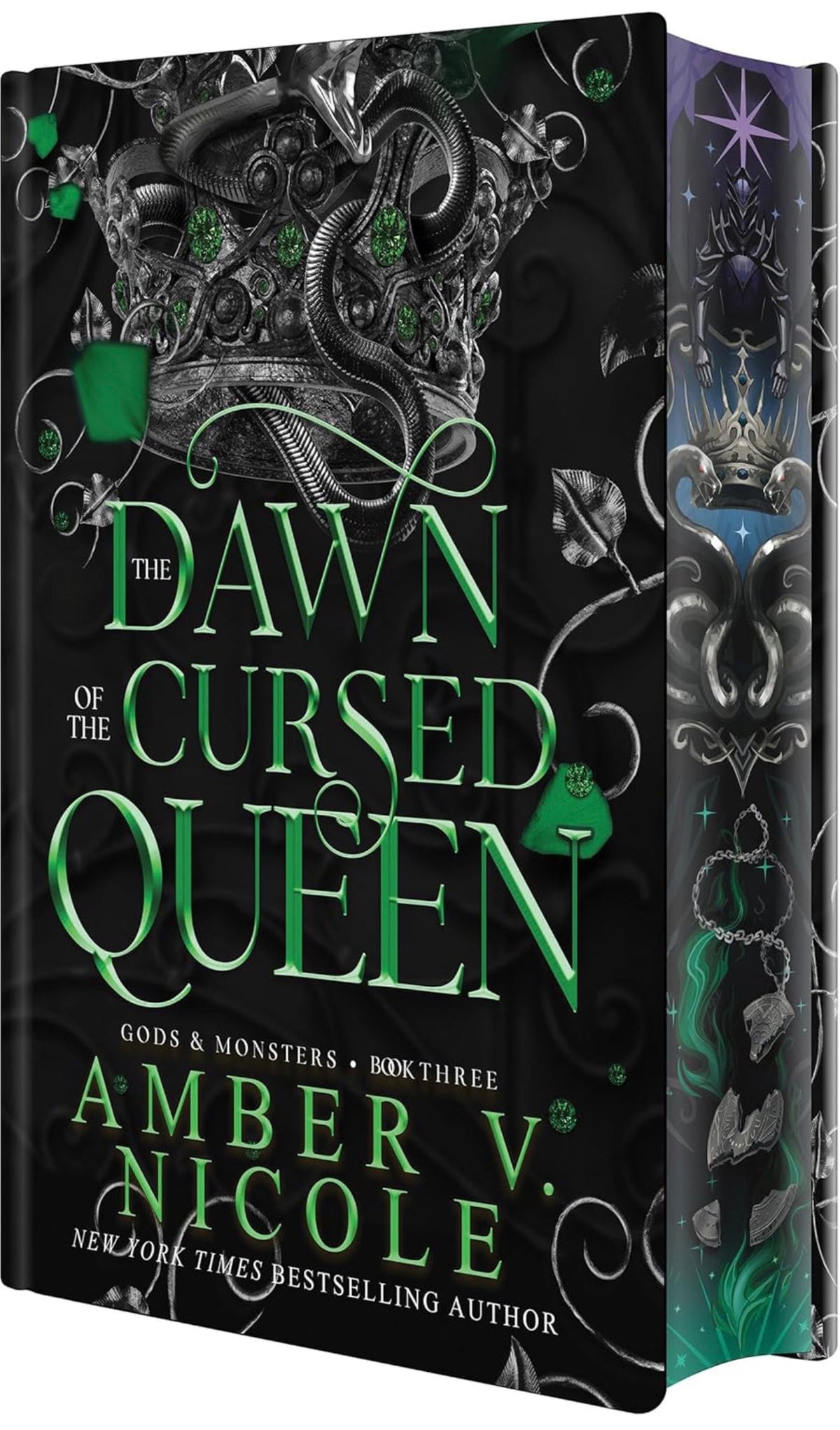 Dawn Of The Cursed Queen by Amber V Nicole (Deluxe Limited Edition)(Gods & Monsters Book 3)
