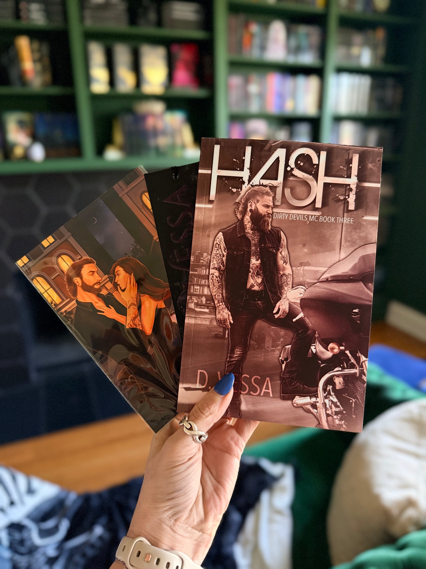 [Hand-Signed][Art Print] Hash by D. Vessa (Dirty Devils MC Book 1) (Copy)