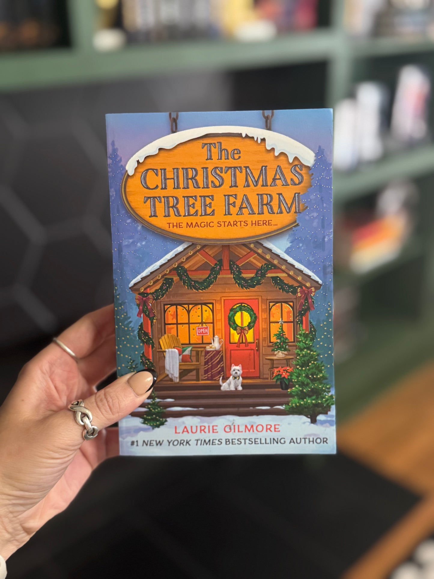 The Christmas Tree Farm by Laurie Gilmore (Foiled paperback)