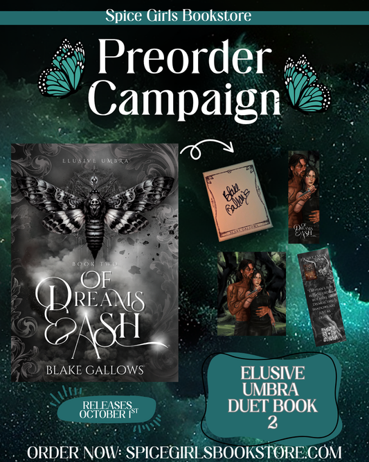 [Pre-Order+Incentives] Of Dreams & Ash by Blake Gallows (Elusive Umbra Book 2)
