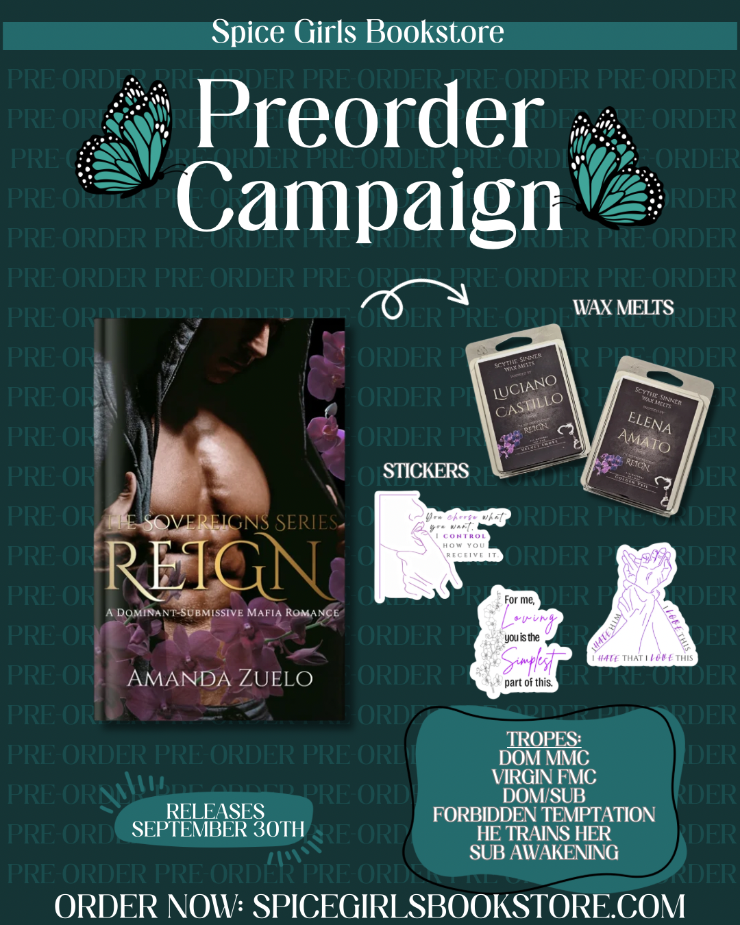 [Pre-Order + Incentives] Reign by Amanda Zuelo