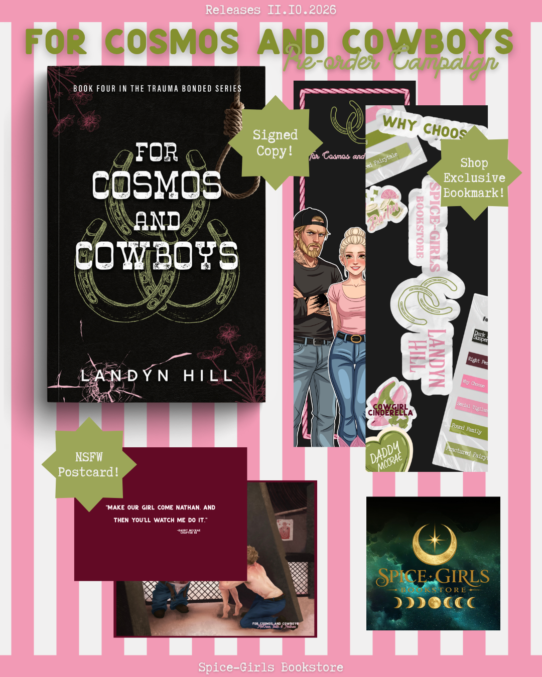 [Pre-Order + Incentives] For Cosmos and Cowboys by Landyn Hill