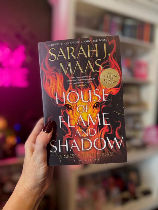[UK Edition] House of Flame and Shadow by Sarah J Maas (Crescent City Book 3)