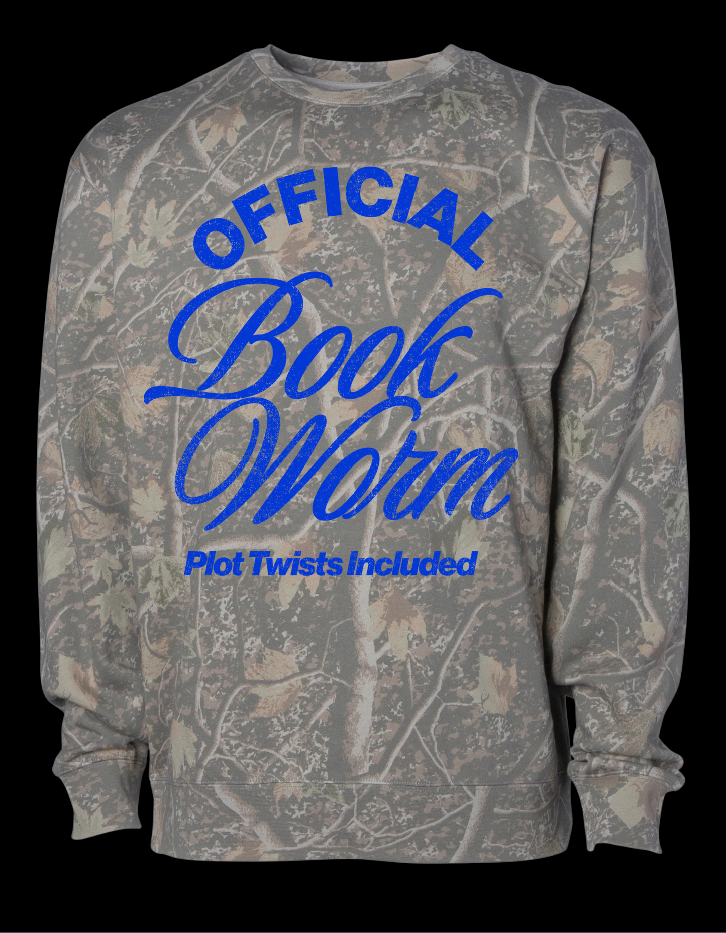 Official Bookworm - Camo Sweatshirt